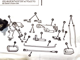 Mercury 6/8/9.9/15 к.с. К-т за монтаж на дистанционно управление, снимка 2