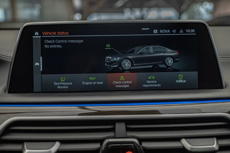 BMW 750 d/xDrive/Камера 360/RSE/HuD/Обдухване/Laser/Ambien, снимка 14 - Автомобили и джипове - 52312223