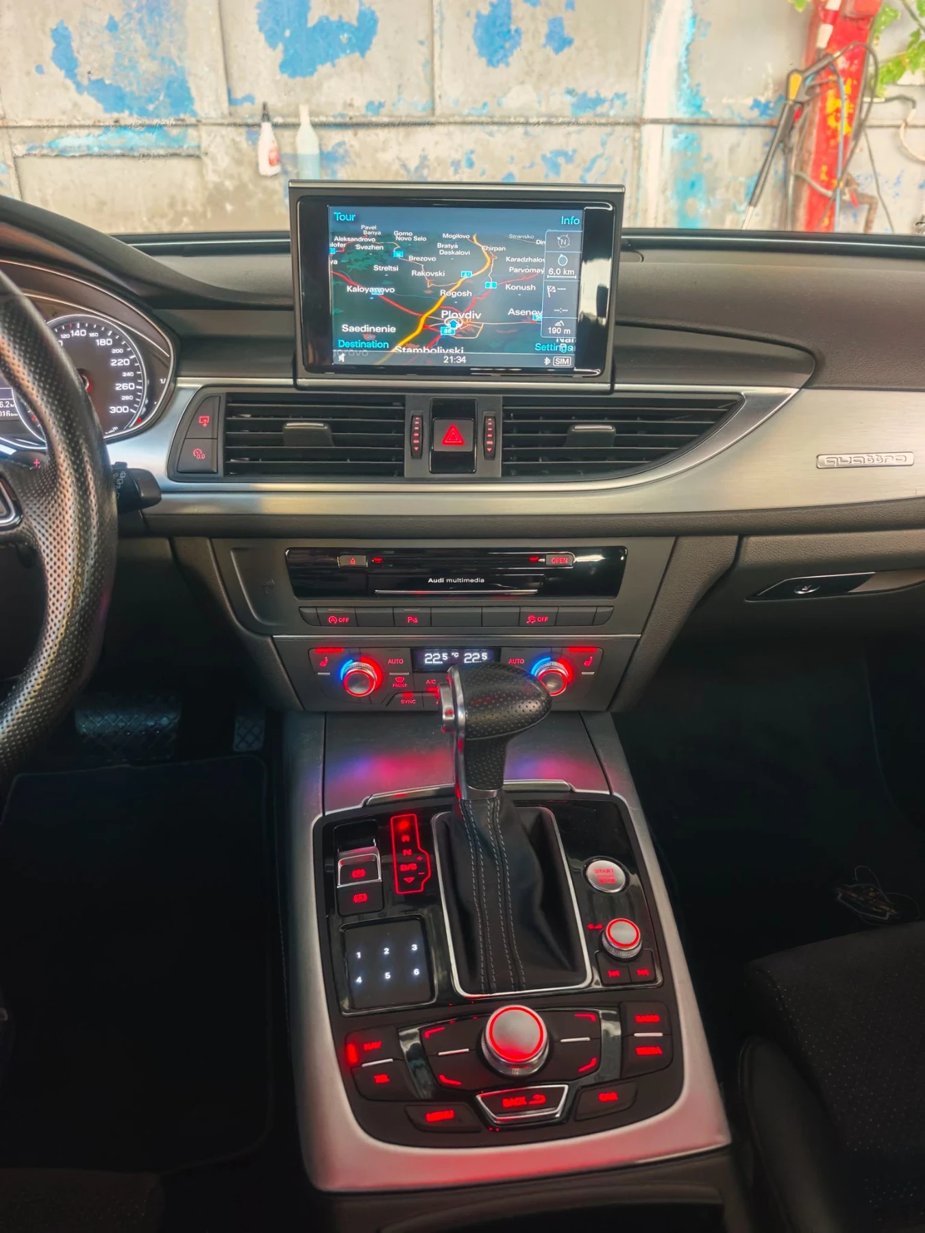 Audi A6 3хS line, 313кс, ДИСТРОНИК, ПОДГРЕВ, КАМЕРА, ФУЛ! , снимка 12 - Автомобили и джипове - 55829995