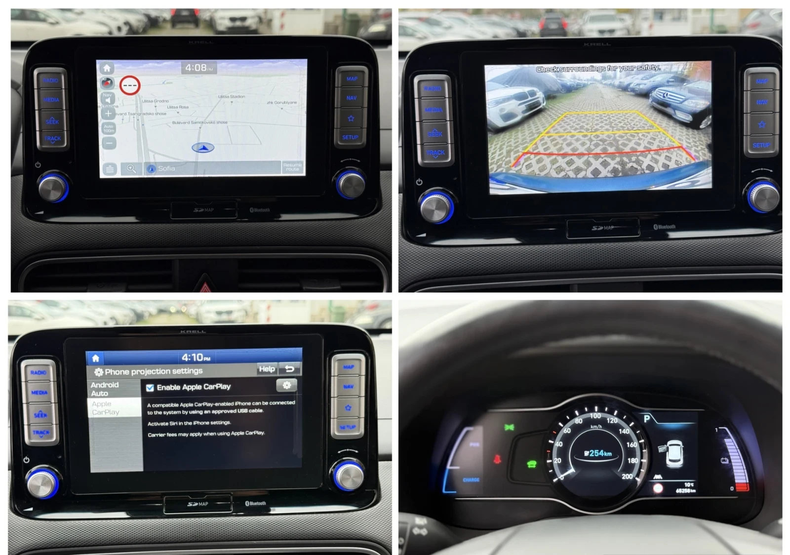 Hyundai Kona 64KW-204/ SOH 100%/ / PREMIUM/BLUELINK | Mobile.bg   15