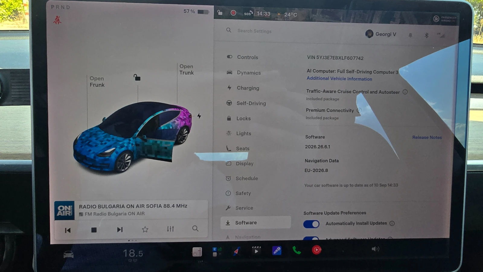 Tesla Model 3 LR Dual Motors AWD, снимка 13 - Автомобили и джипове - 56075099