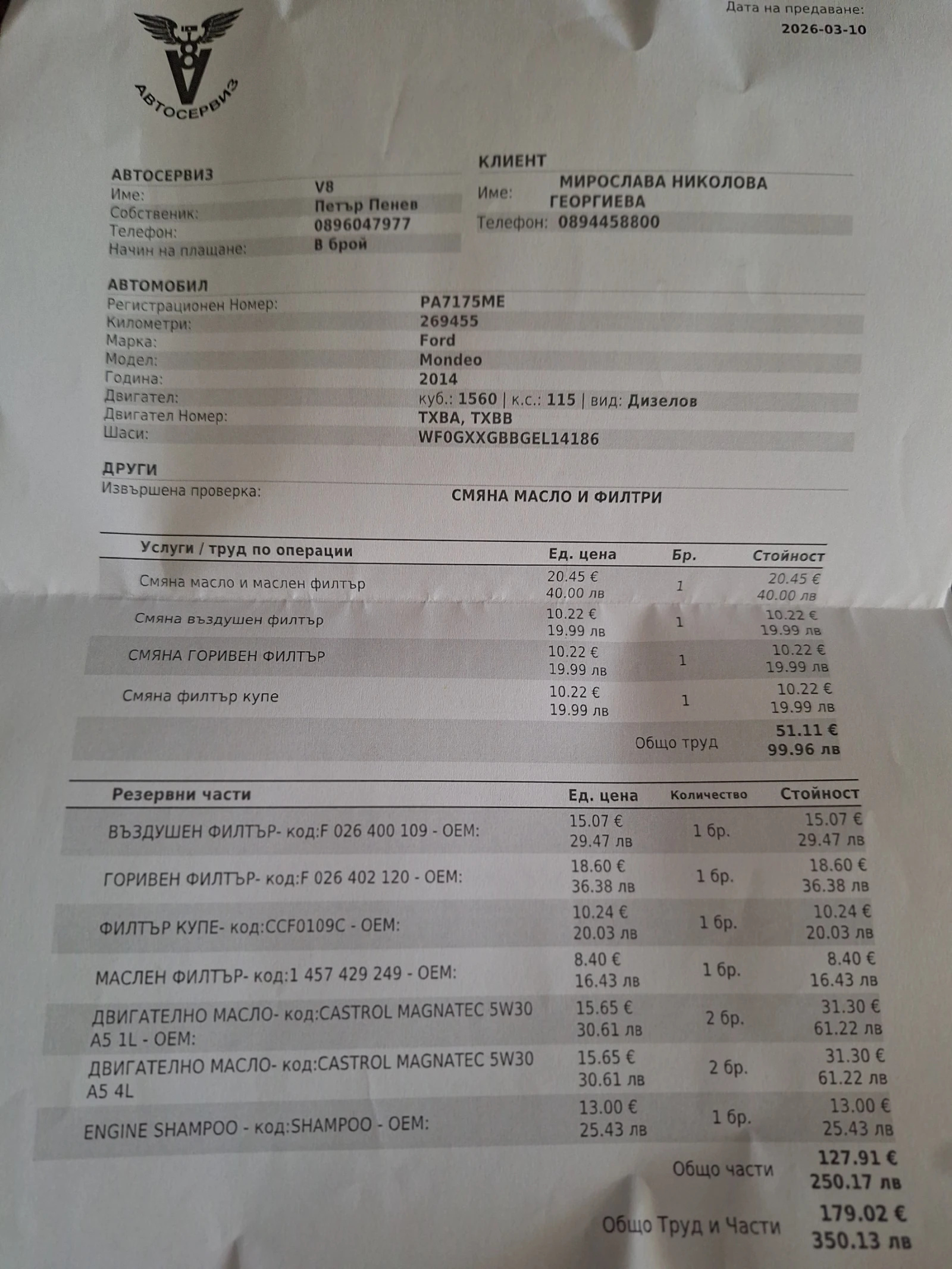Ford Mondeo 2.0tdci, снимка 12 - Автомобили и джипове - 56614457