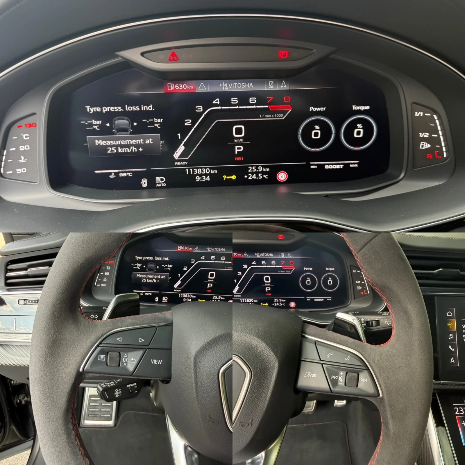 Audi RSQ8 4.0TFSI + ШВЕЙЦАРИЯ+ B&O MATRIX, снимка 10 - Автомобили и джипове - 56201742