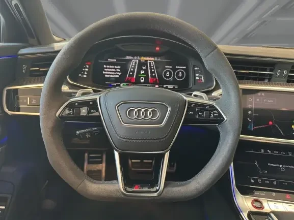 Audi Rs6 Avant Perf Quattro = Black Optic Plus= Гаранция, снимка 8 - Автомобили и джипове - 53971497