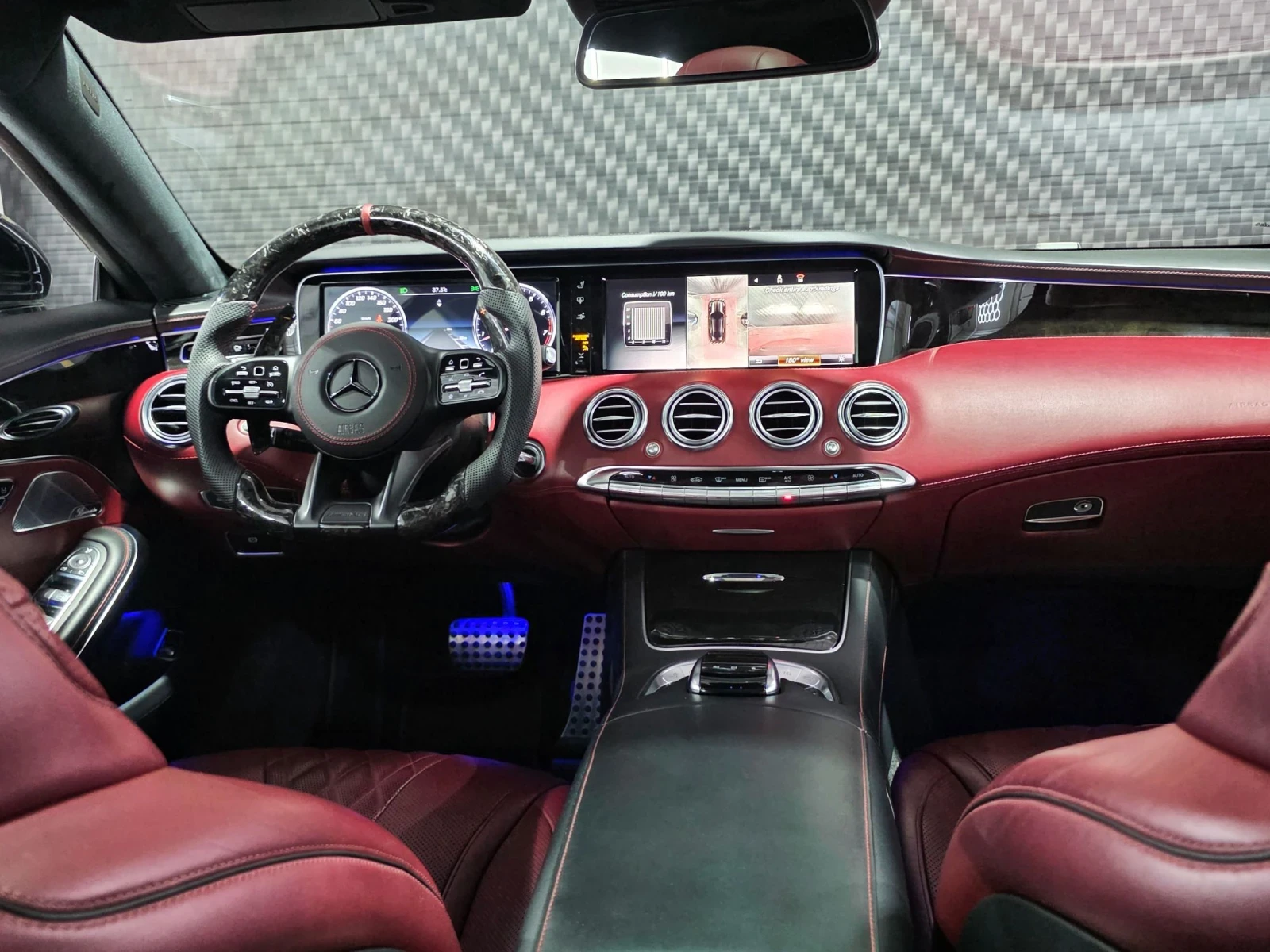 Mercedes-Benz S 500 Mercedes-Benz S500 4MATIC Coupe AMG / DESIGNO RED  | Mobile.bg � ����������� 10