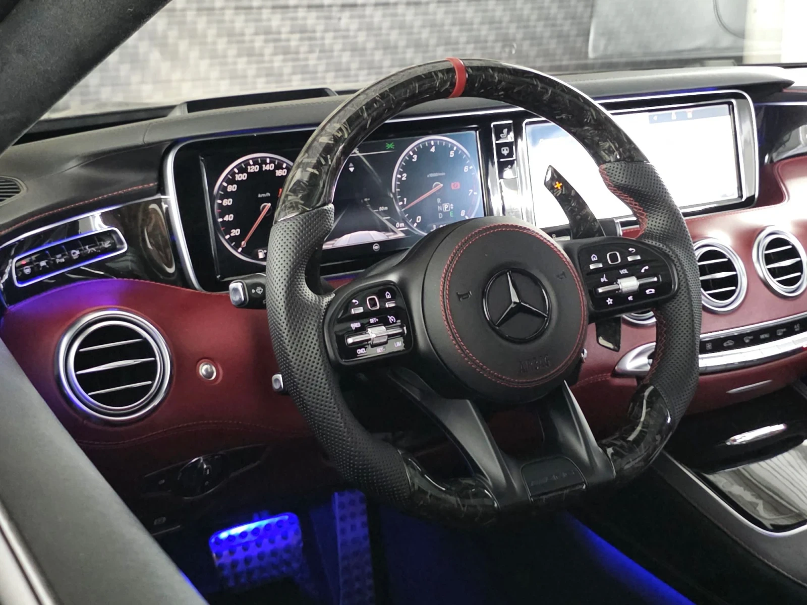 Mercedes-Benz S 500 Mercedes-Benz S500 4MATIC Coupe AMG / DESIGNO RED  | Mobile.bg � ����������� 7