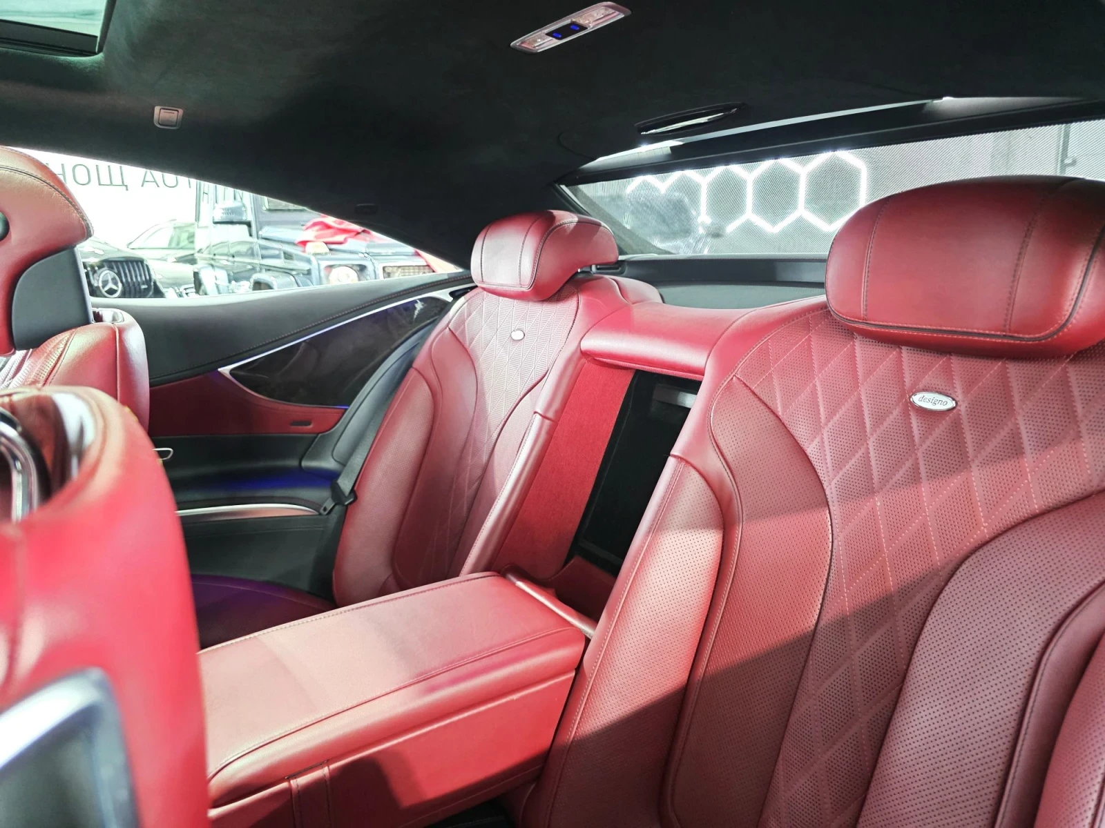 Mercedes-Benz S 500 Mercedes-Benz S500 4MATIC Coupe AMG / DESIGNO RED  | Mobile.bg � ����������� 12