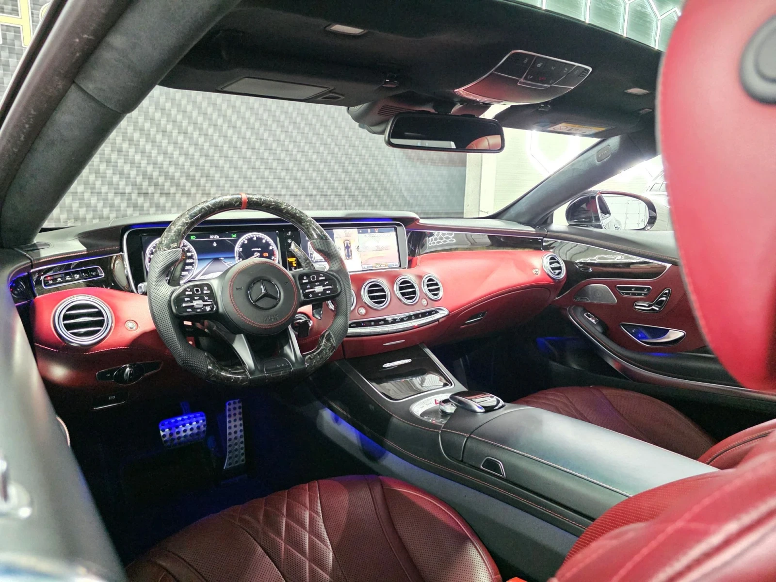 Mercedes-Benz S 500 Mercedes-Benz S500 4MATIC Coupe AMG / DESIGNO RED  | Mobile.bg � ����������� 16