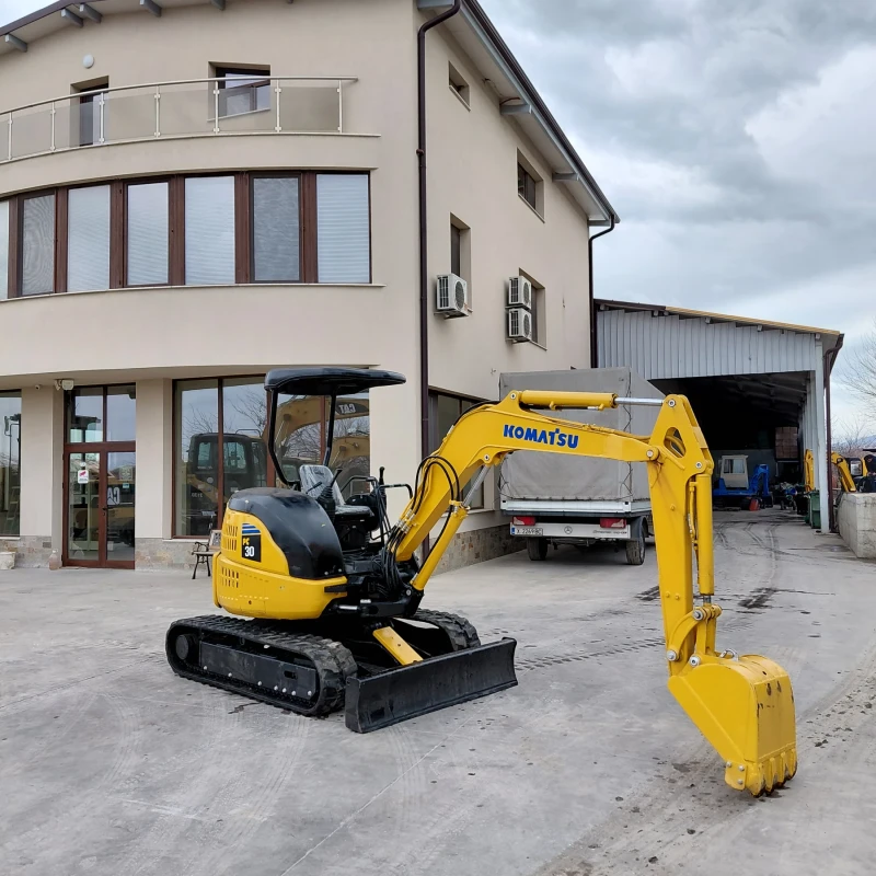 Багер Komatsu PC30MR-1 * НАЛИЧЕН * ТОП СЪСТОЯНИЕ * 
