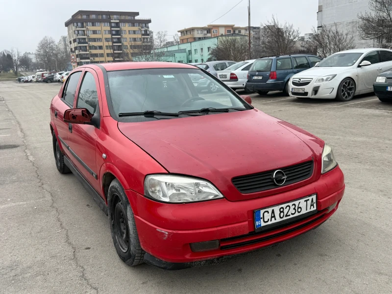 Opel Astra 1.6 Газ Бенз климатик, снимка 1 - Автомобили и джипове - 49510615