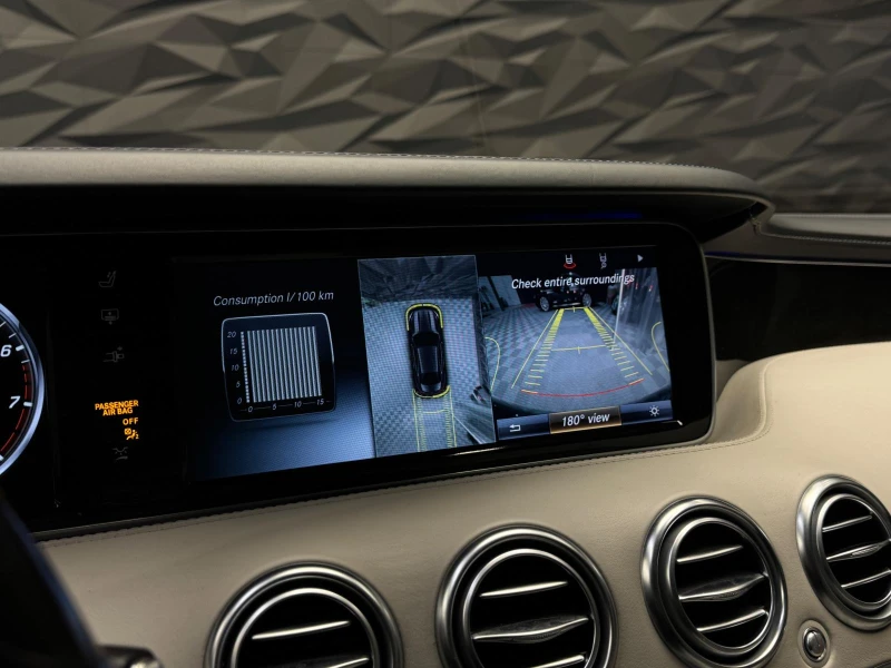 Mercedes-Benz S 500 Burmester* 360* Pano* Coupe* DESIGNO* , снимка 15 - Автомобили и джипове - 52404236