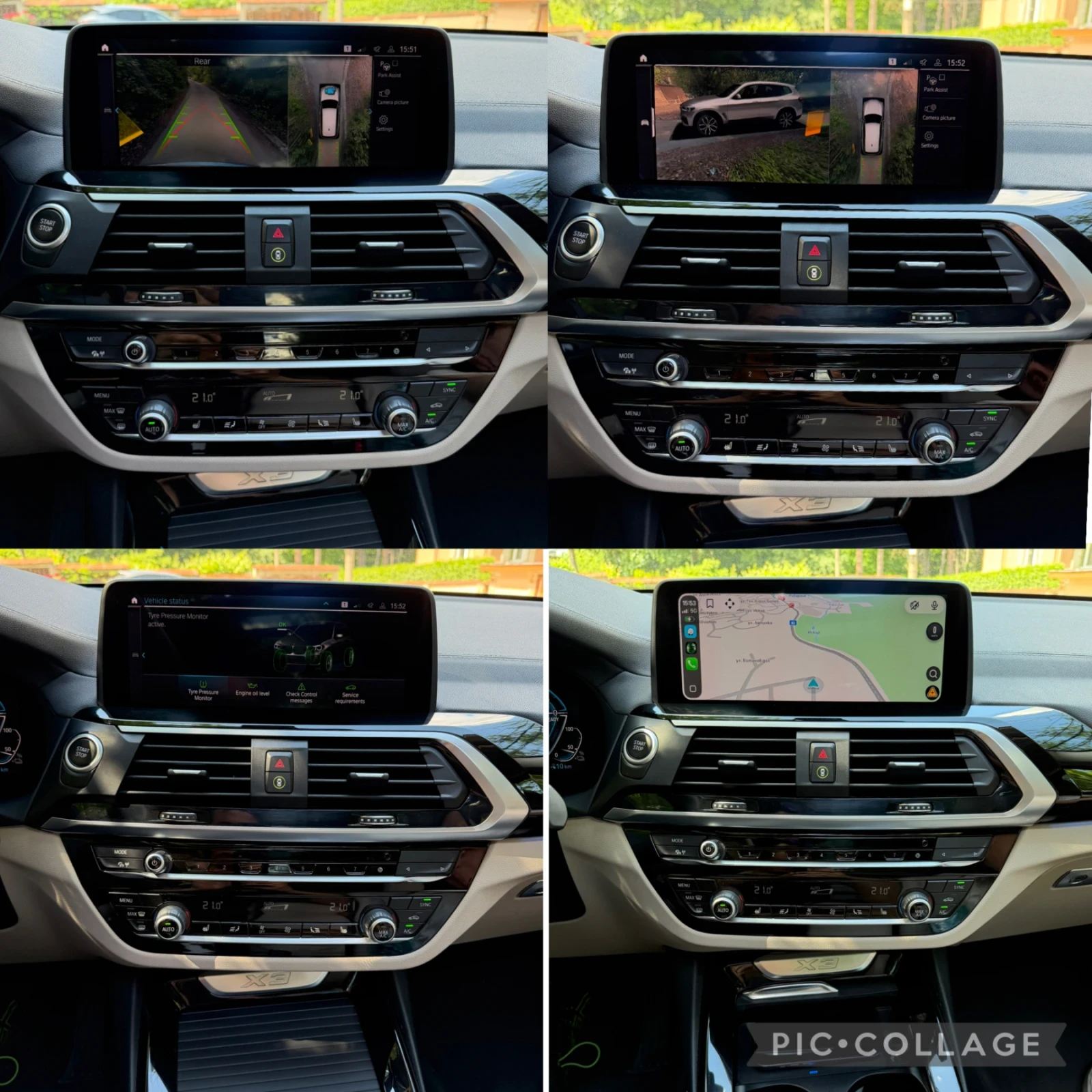 BMW X3 ПАНОРАМА/360/HEAD UP/KEYLESS/ПОДРЕВ/DIGITAL/30E, снимка 13 - Автомобили и джипове - 55064147
