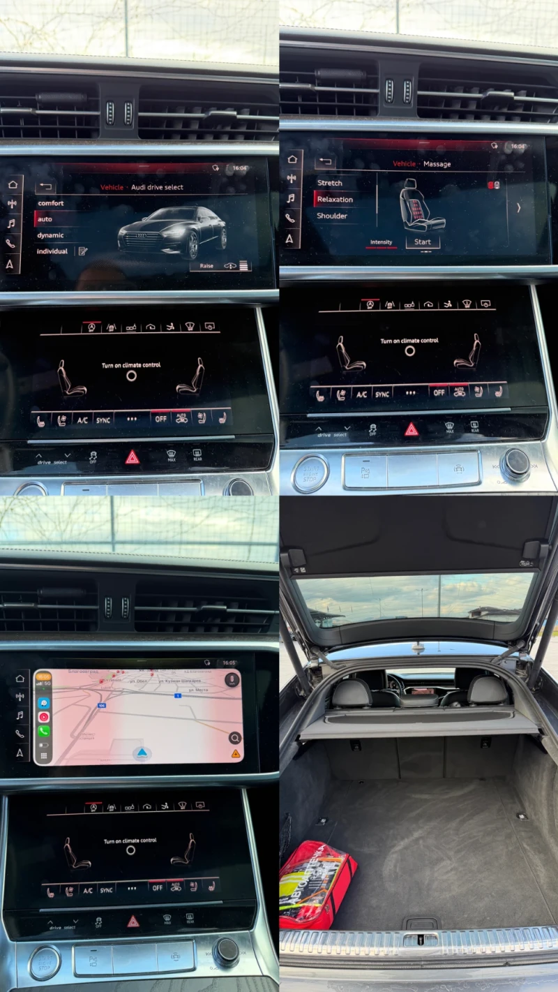 Audi A7 Technik /HUD /Distr/360 /3D B&O , снимка 13 - Автомобили и джипове - 53403285