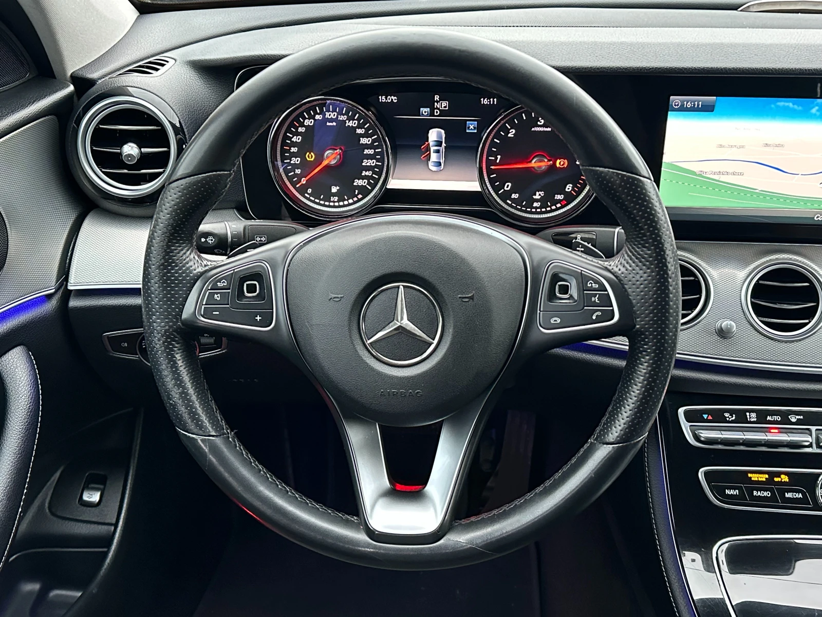 Mercedes-Benz E 200 LED-NAVI-PDC-2018g-КОЖА-EURO6D-AUTOMAT-150k.s - изображение 10