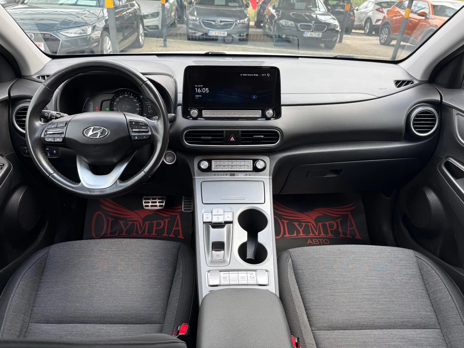 Hyundai Kona 64kWh 204hp. ТЕРМОПОМПА SOH98.8%, снимка 7 - Автомобили и джипове - 54946789