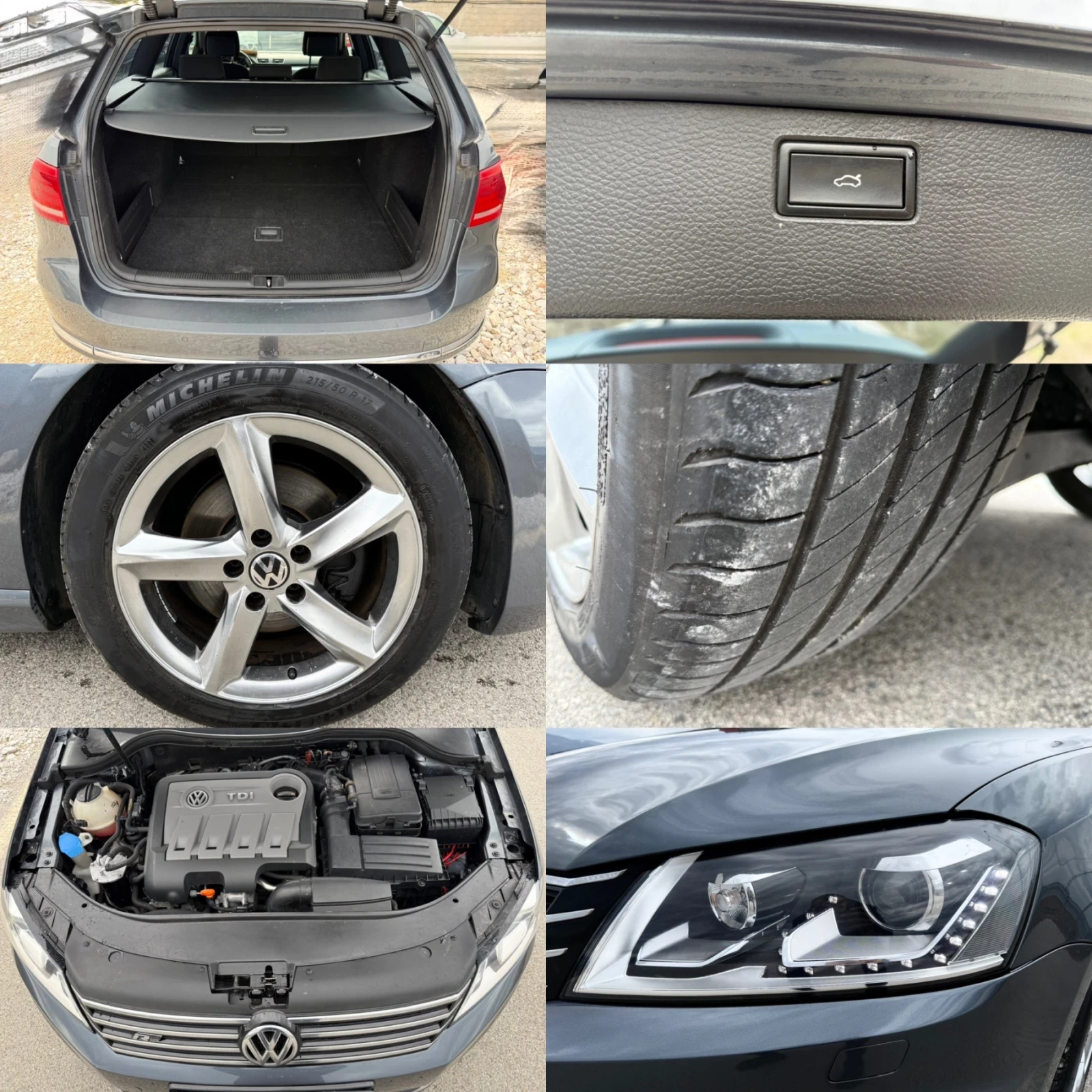 VW Passat 2.0 TDI 177�.� R LINE / LED / AVTOMAT / NAVI  | Mobile.bg � ����������� 17