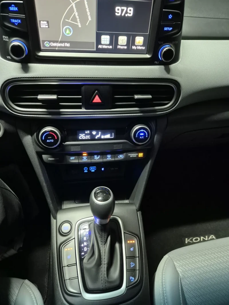 Hyundai Kona 1.6T/ULTIMATE/FULL/INFINITY/HEAD-UP/LANE ASSIST/CA, снимка 16 - Автомобили и джипове - 52517447