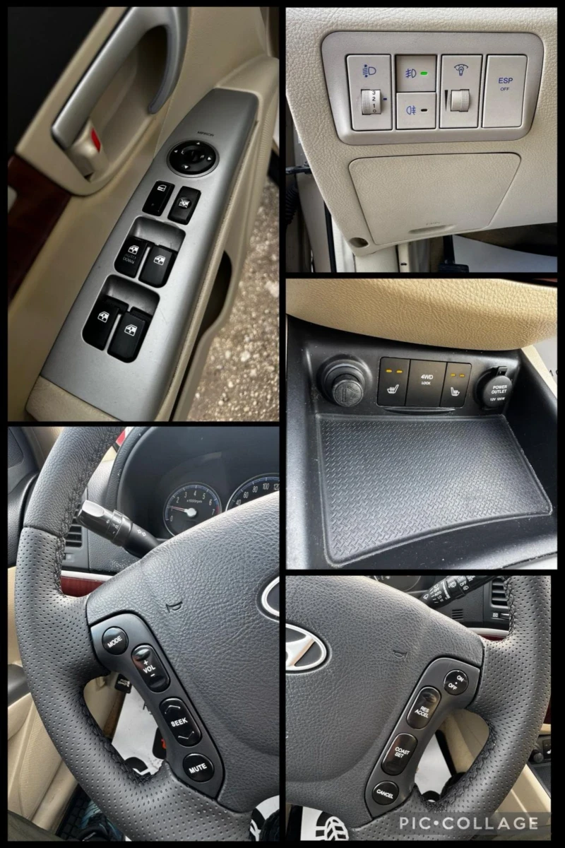 Hyundai Santa fe 2.2CRDi, 4Х4, АВТОМАТ, 7 МЕСТА , снимка 14 - Автомобили и джипове - 53489963