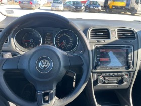 VW Golf 6 2.0 TDi ЕВРО 5А ХЕЧБЕК 5 ВРАТИ ЧЕРЕН НАВИГАЦИЯ, снимка 12 - Автомобили и джипове - 44065947