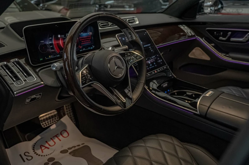 Mercedes-Benz S 580  4M/AMG/LONG/RSE/Burm/HuD/Пано/Drive Pilot, снимка 6 - Автомобили и джипове - 52627582