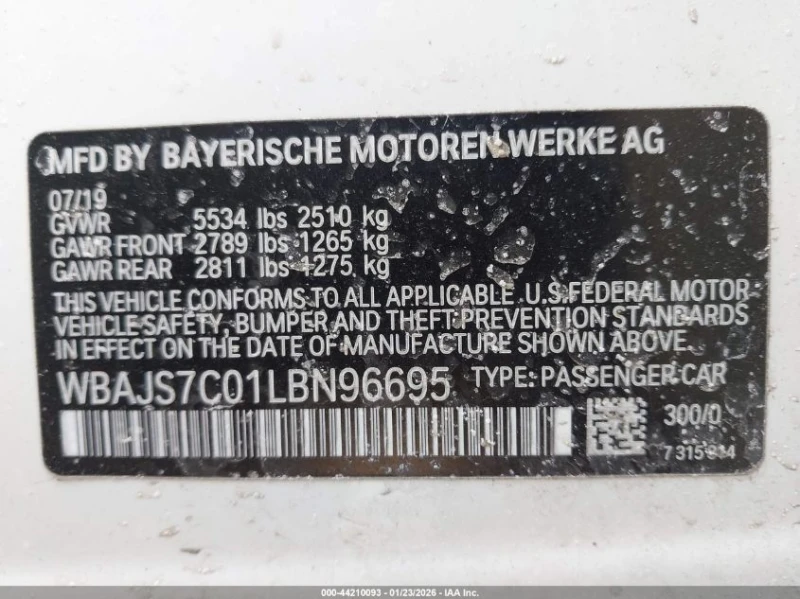 BMW 550 4.4l MI xDrive, снимка 9 - Автомобили и джипове - 53386983