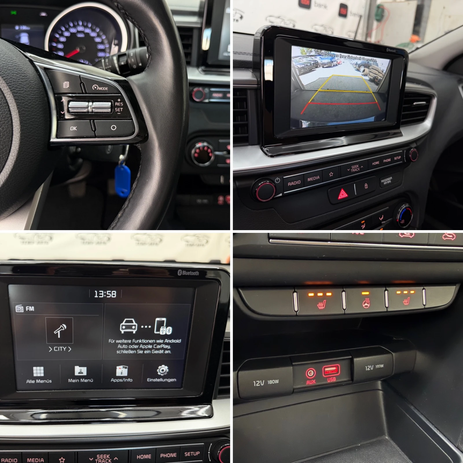 Kia Ceed 1.4I* 99к.с* LED* СЕРВИЗНА КНИЖКА С ПЪЛНА ИСТОРИЯ, снимка 12 - Автомобили и джипове - 54916499