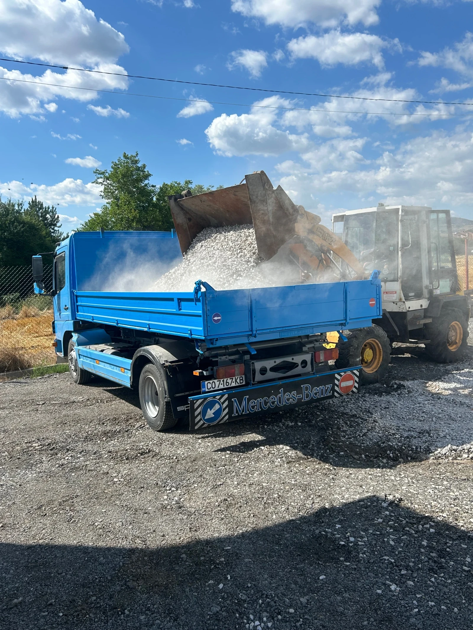 Mercedes-Benz Atego Тристранен самосвал , снимка 3 - Камиони - 55419748