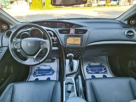 Honda Civic 1.8i-140кс-ШВЕЙЦАРИЯ-АВТОМАТ-KEYLESS-NAVI, снимка 14