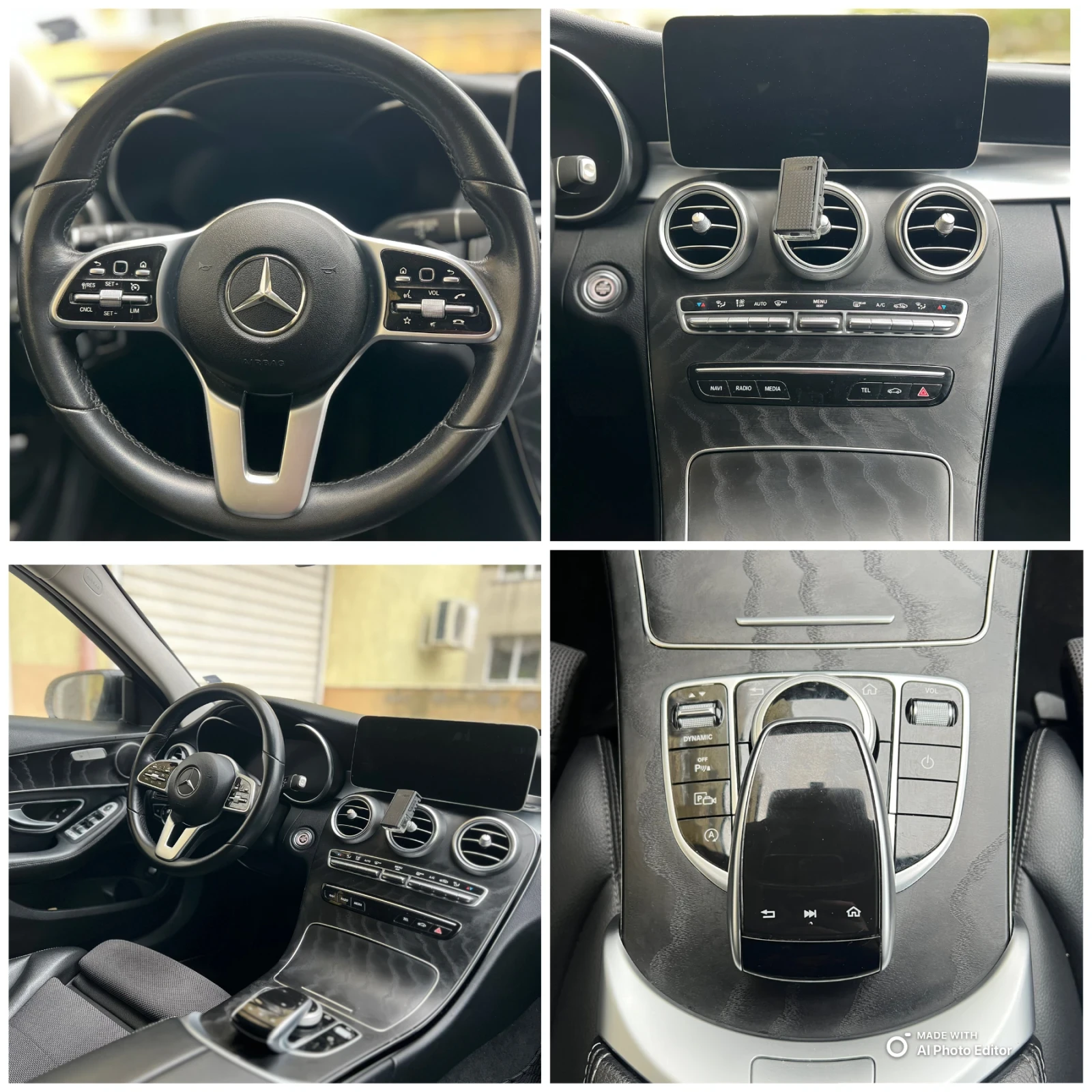 Mercedes-Benz C 220 D AMG 4MATIC, снимка 16 - Автомобили и джипове - 54781395
