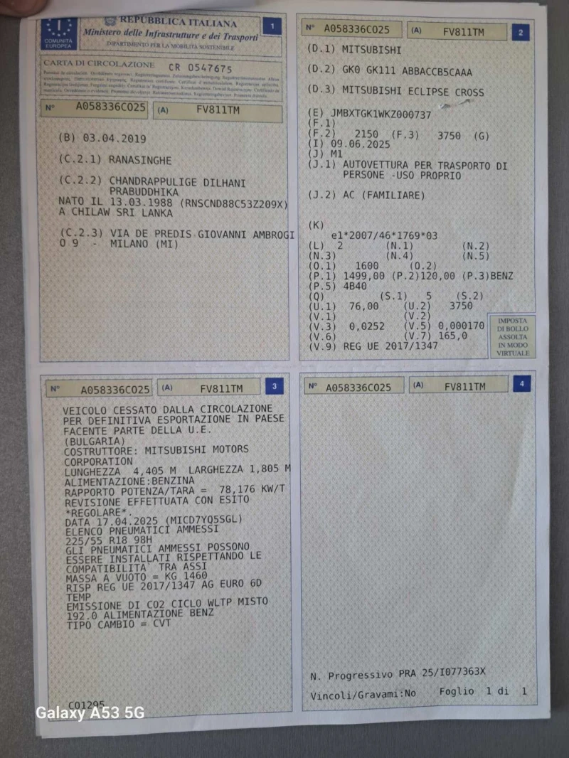 Mitsubishi Eclipse Cross 1, 5i-163kc Evro6b 90 000kм !!!, снимка 15 - Автомобили и джипове - 52597812