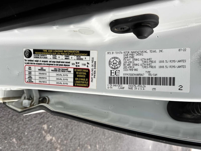 Toyota Tundra * Limited Hybrid * CARFAX * БЕЗ ПЪРВОНАЧАЛНА ВНОСК, снимка 9 - Автомобили и джипове - 53162150