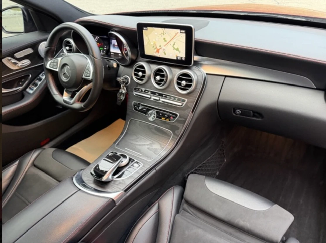 Mercedes-Benz C 450 AMG 4MATIC* BURMESTER* МЪРТВА* ТОЧКА* ПАНОРАМА* КАМЕРА, снимка 9 - Автомобили и джипове - 54451276
