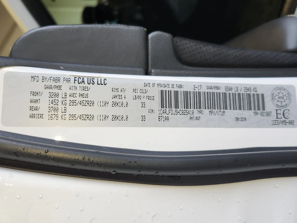 Jeep Grand cherokee * SRT 6.4* CARFAX * БЕЗ ПЪРВОНАЧАЛНА ВНОСКА - изображение 7