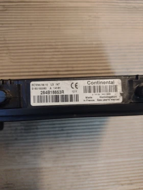 284B18853R  BCM модул RENAULT FLUENCE S180180060, снимка 2