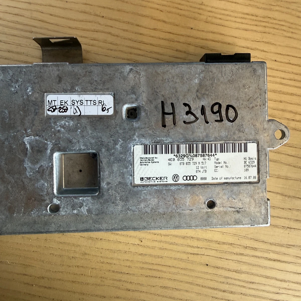 Модул MMI за Audi A4A5Q7 4E0035729 8T0035729N-3190