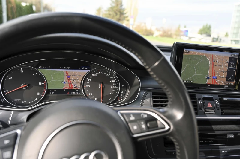 Audi A6 3.0 TDI Quattro, HUD, night vision, soft close , снимка 13 - Автомобили и джипове - 52657296