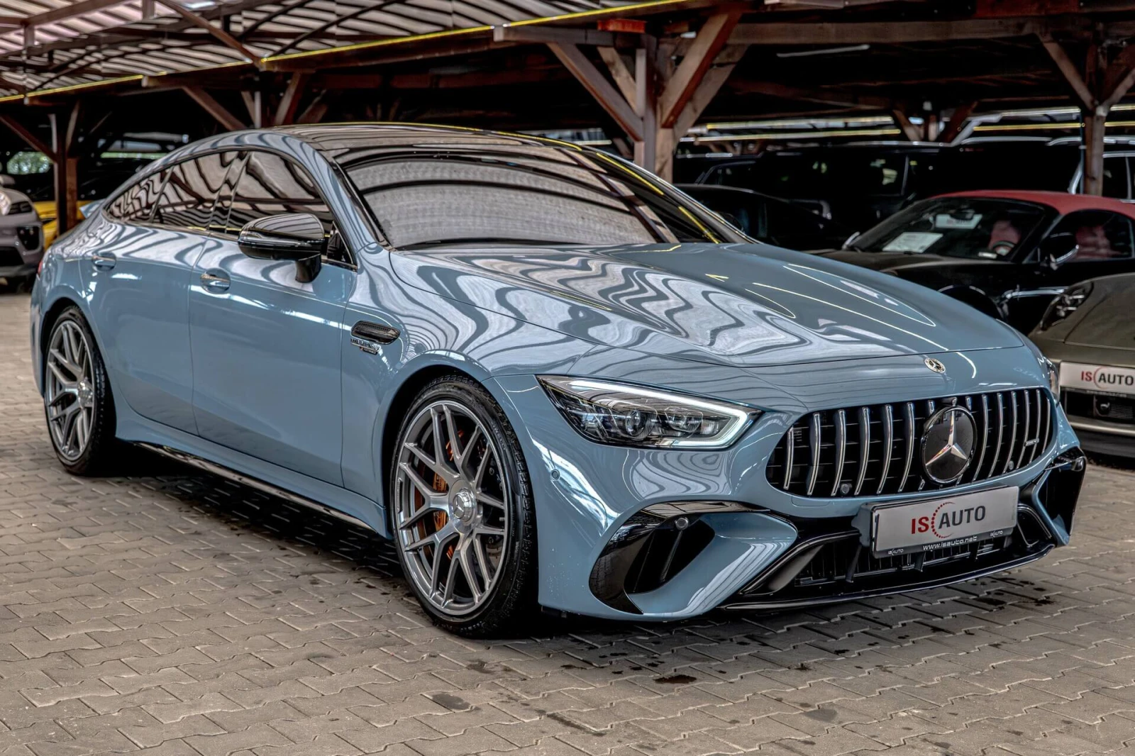 Mercedes-Benz AMG GT 63S/E-Performance/Burm/HuD/Обдух/Cerami/China blau, снимка 2 - Автомобили и джипове - 54455464