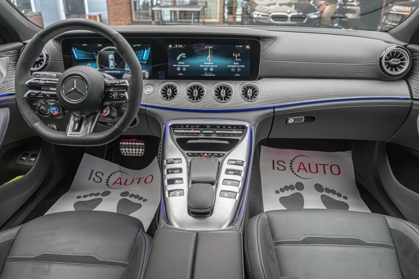 Mercedes-Benz AMG GT 63S/E-Performance/Burm/HuD/Обдух/Cerami/China blau, снимка 12 - Автомобили и джипове - 54455464