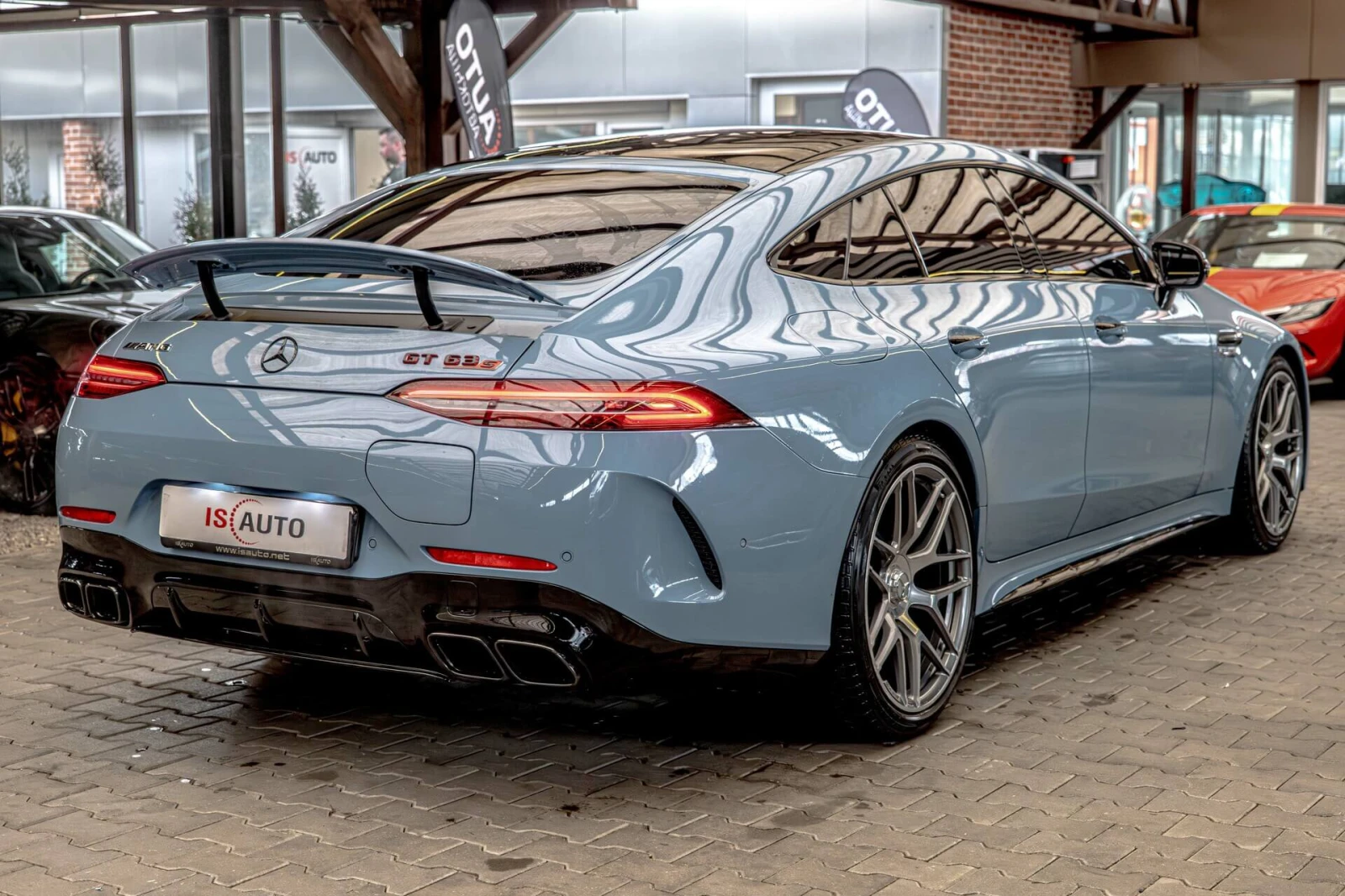 Mercedes-Benz AMG GT 63S/E-Performance/Burm/HuD/Обдух/Cerami/China blau, снимка 6 - Автомобили и джипове - 54455464