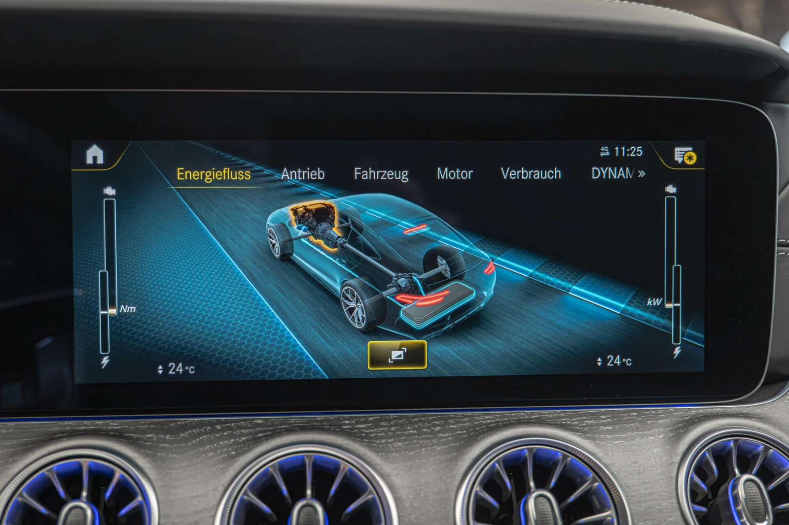 Mercedes-Benz AMG GT 63S/E-Performance/Burm/HuD/Обдух/Cerami/China blau, снимка 16 - Автомобили и джипове - 54455464