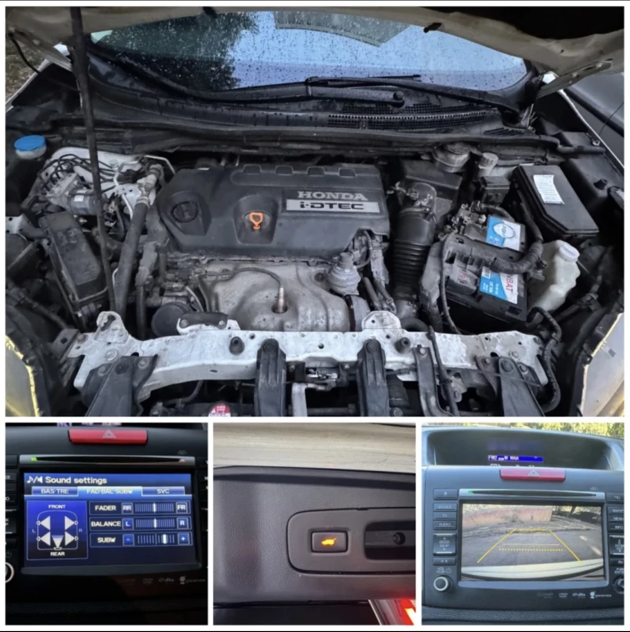 Honda Cr-v 2.2d/FULL/4x4/Keyless/Камера, снимка 12 - Автомобили и джипове - 56163139