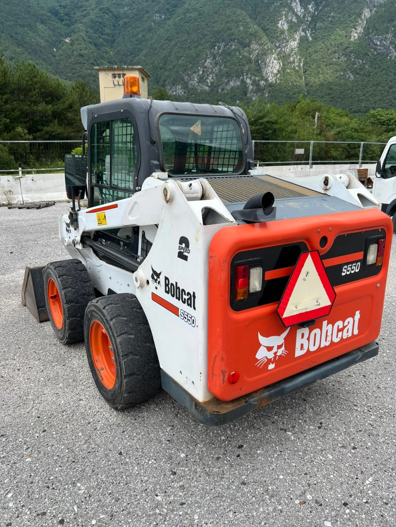 Мини челни товарачи Bobcat S550-КЛИМАТИК+ ПАРНО-500часа, снимка 4 - Индустриална техника - 53281919