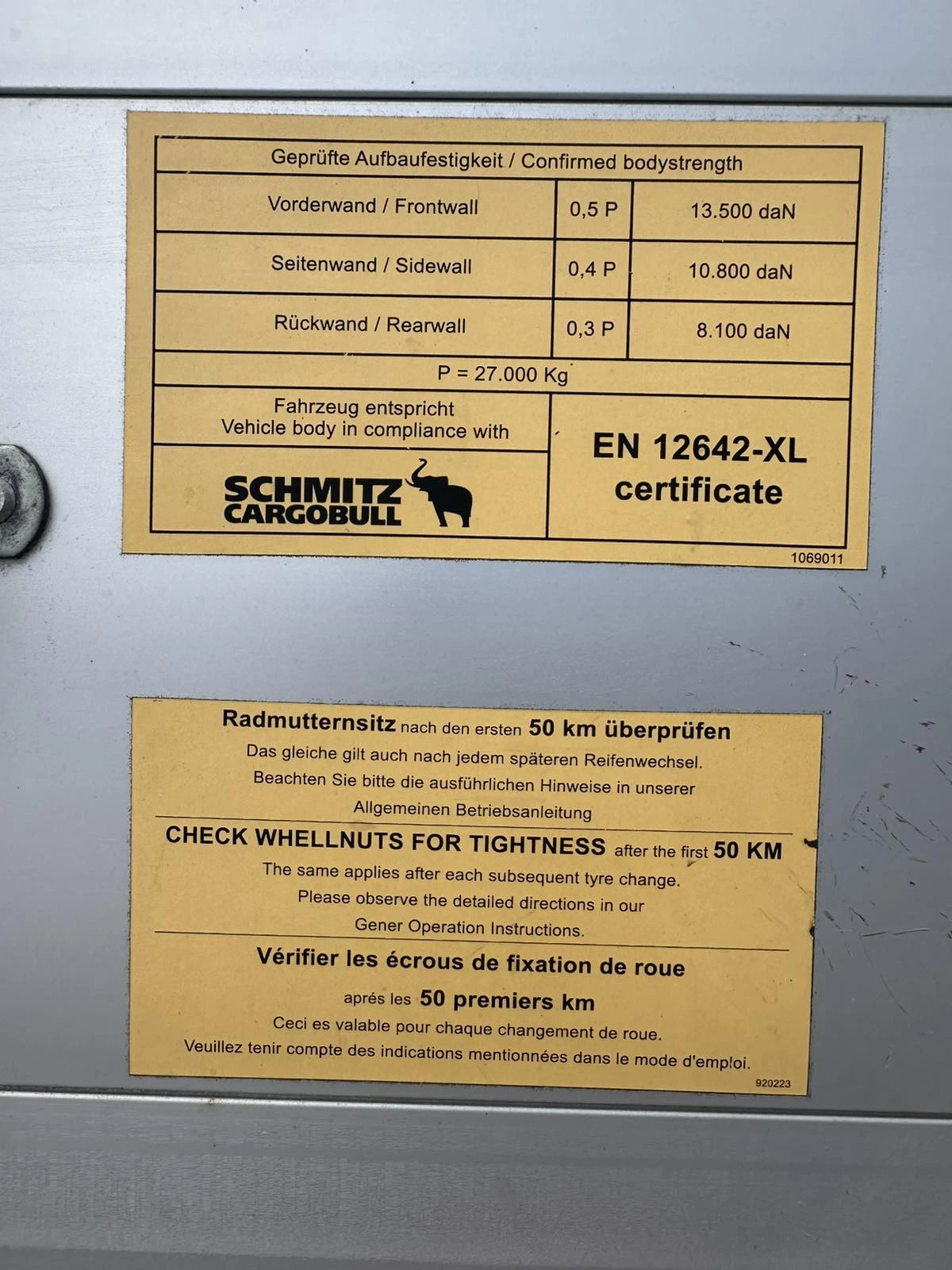 Полуремарке Schmitz SCB C3T, снимка 15 - Ремаркета - 55401618
