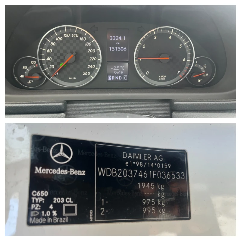 Mercedes-Benz CLC 180 Kompressor, снимка 14 - Автомобили и джипове - 48961524