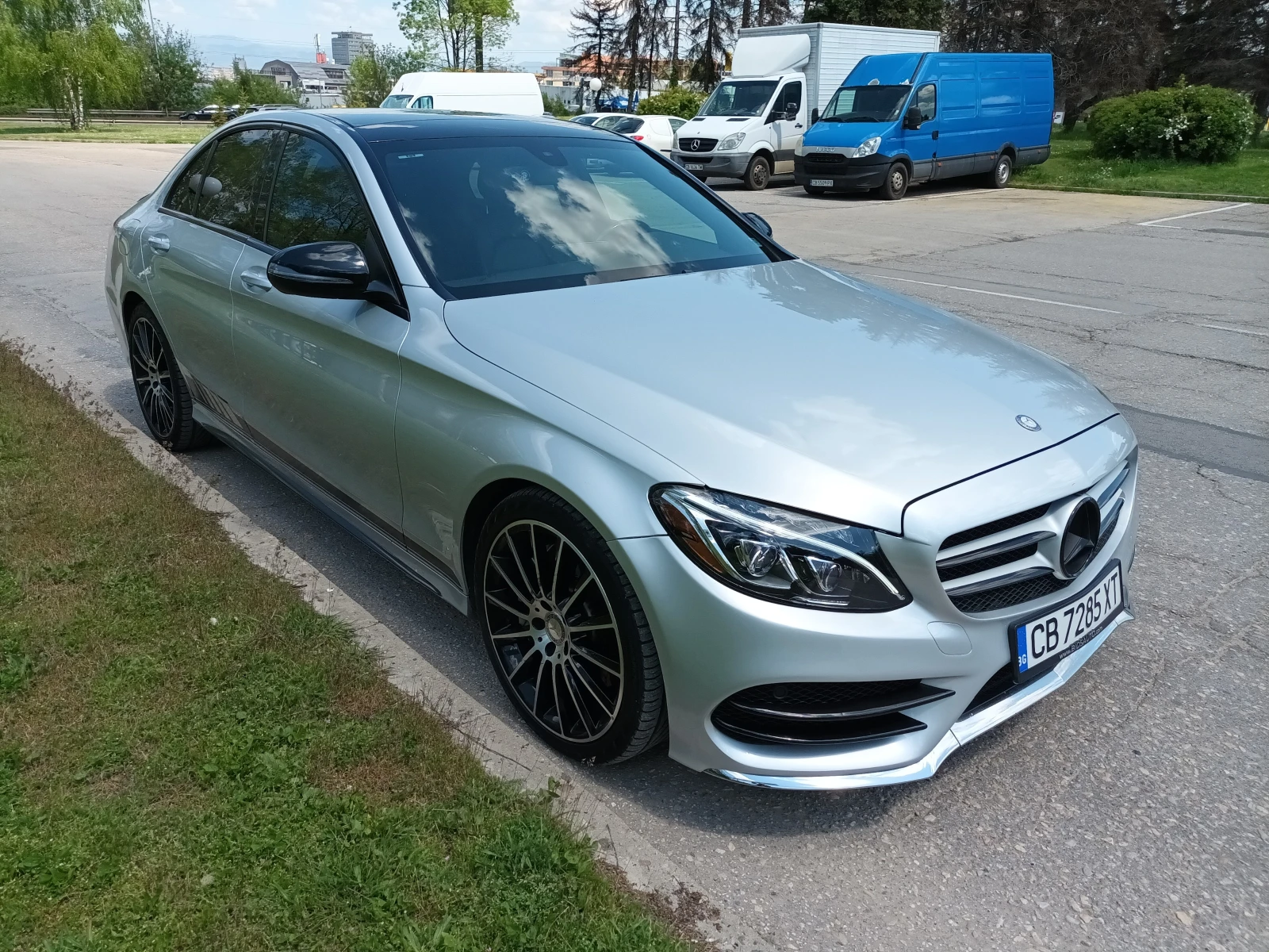 Mercedes-Benz C 300 AMG/4MATIC/ПАНОРАМА/BURMESTER, снимка 3 - Автомобили и джипове - 54424759