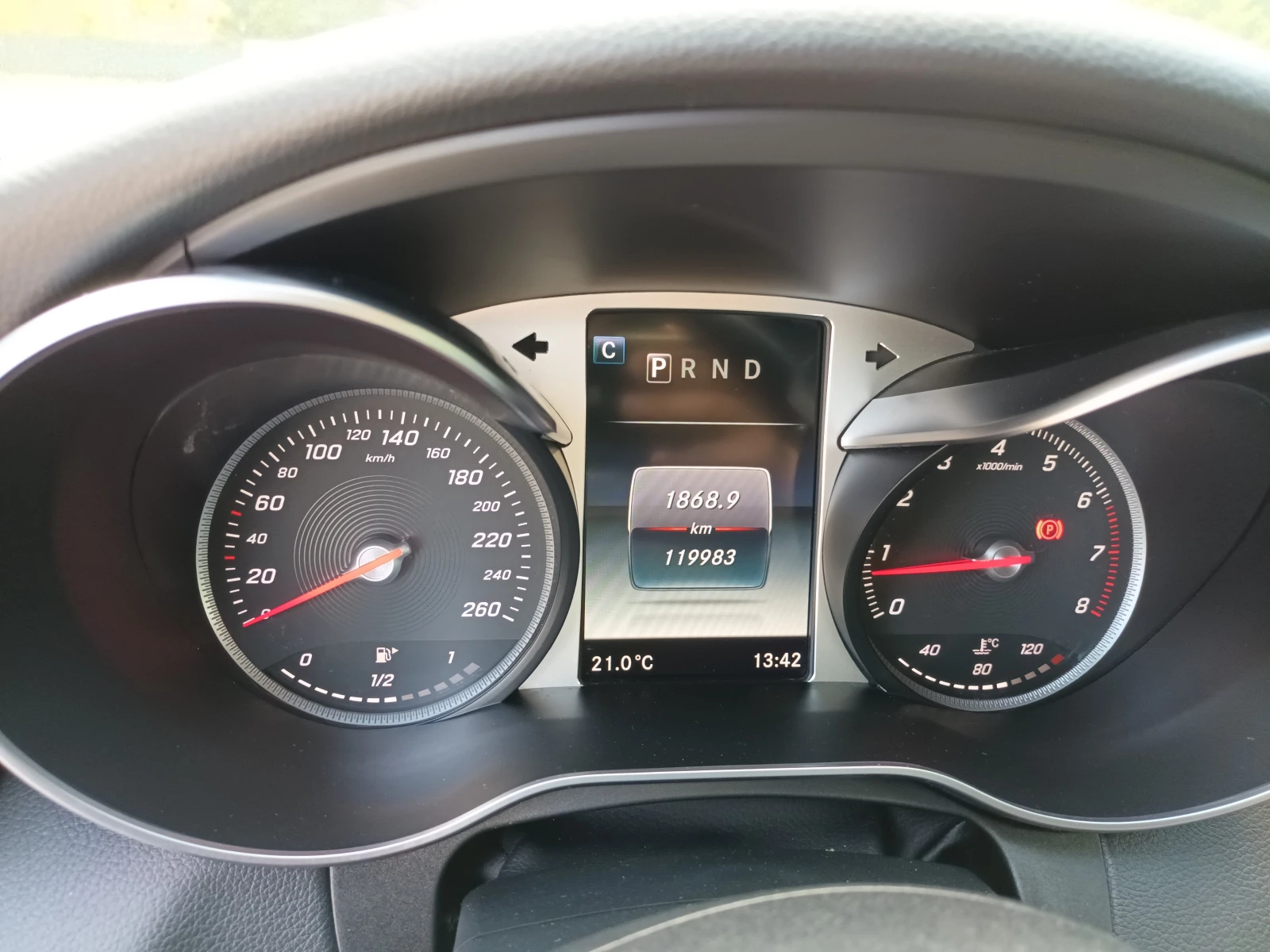 Mercedes-Benz C 300 AMG/4MATIC/ПАНОРАМА/BURMESTER, снимка 14 - Автомобили и джипове - 54424759