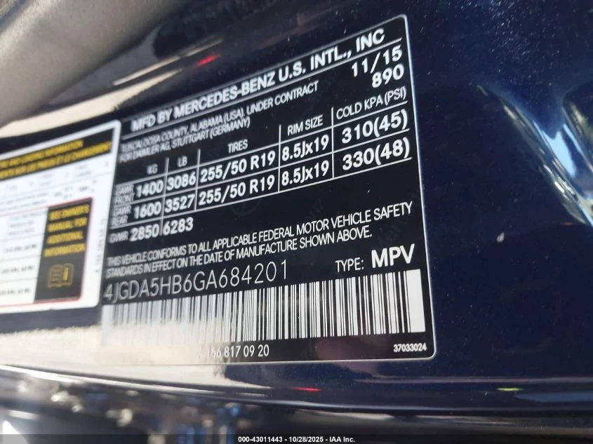 Mercedes-Benz GLE 350 3.5L V-6 DI, DOHC, VVT, 302HP All Wheel Drive | Mobile.bg   14