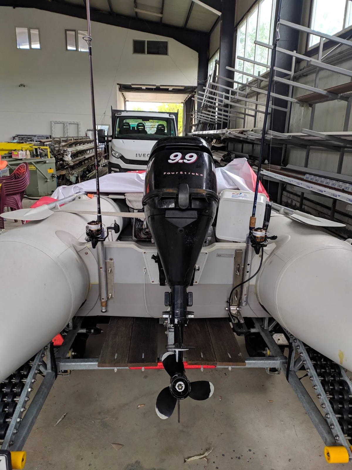 Надуваема лодка Yamaha 340S - изображение 8