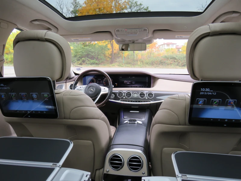 Mercedes-Benz S 560 * FACELIFT LONG 4X4 TV FULL* * * , снимка 11 - Автомобили и джипове - 52061776
