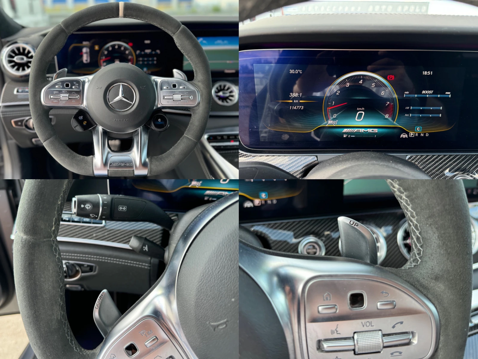 Mercedes-Benz AMG GT 63S= 4MATIC+ = BRABUS= CARBON CERAMIC= EDITION=  | Mobile.bg   15